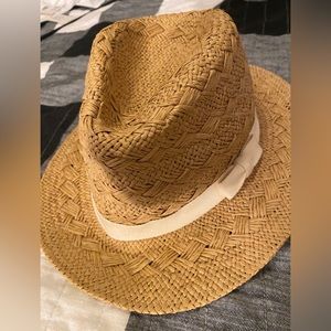 Abercrombie and Fitch fedora Straw hat Bow